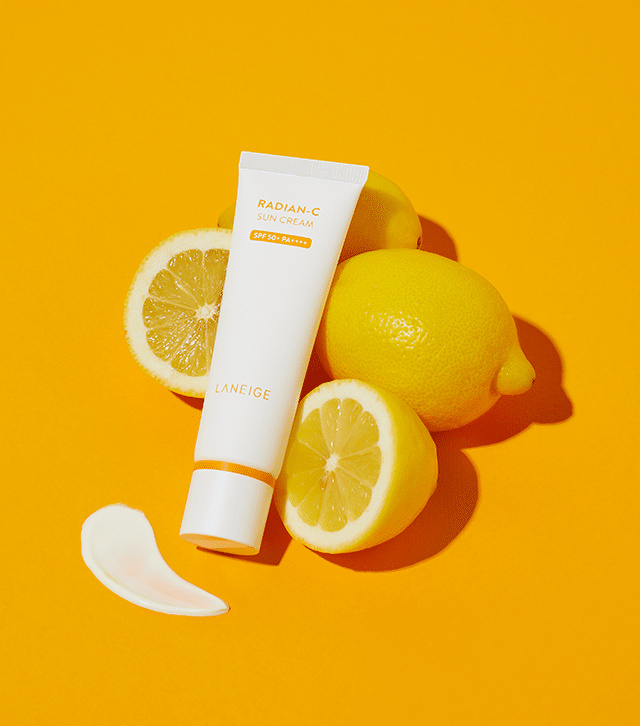 High-efficacy brightening sunscreen containing a patented brightening ingredient.